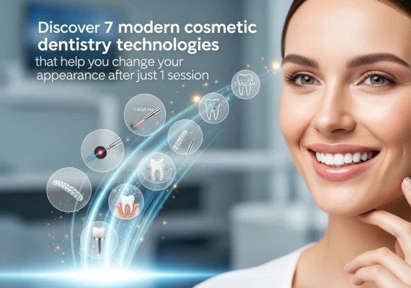 Khám phá 7 công nghệ nha khoa thẩm mỹ hiện đại giúp bạn thay đổi diện mạo chỉ sau 1 buổi