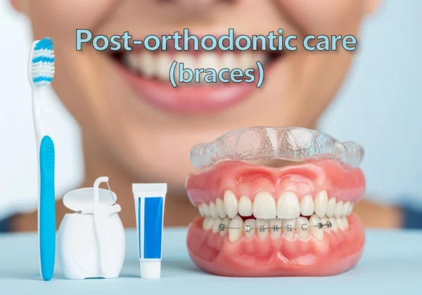 Hình ảnh Chăm sóc sau chỉnh nha (niềng răng)